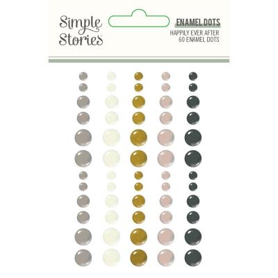 Simple Stories Happily Ever After - Enamel Dots